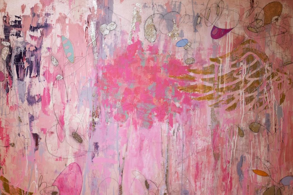 Abstract Energy Meets Ethereal Form in Between Movement and Stillness At AP Space