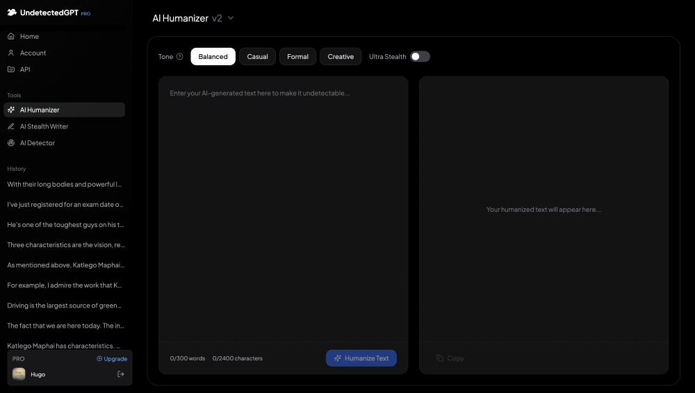 UndetectedGPT Review An Advanced AI Humanizer for Undetectable Writing