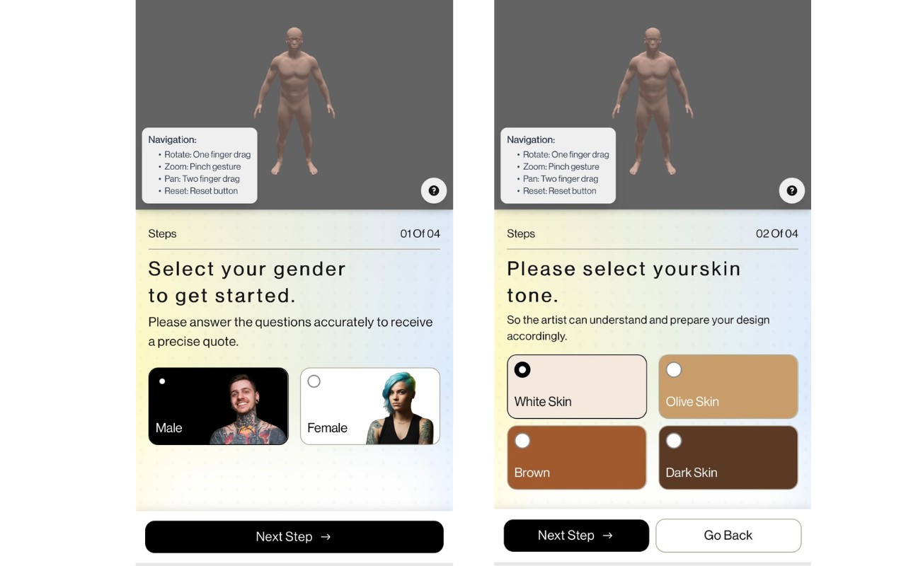 Booking a Tattoo Just Got Smarter With PRIC’D’s Real-Time 3D Design Tools