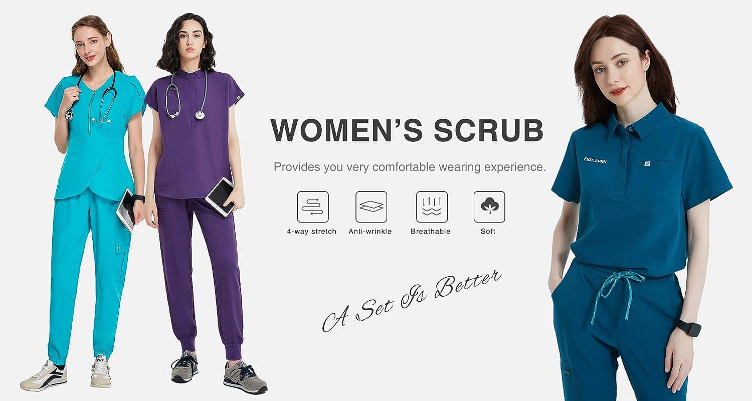 Doctor Dress/ Scrub Suit  Stretchable fabric for better comfort