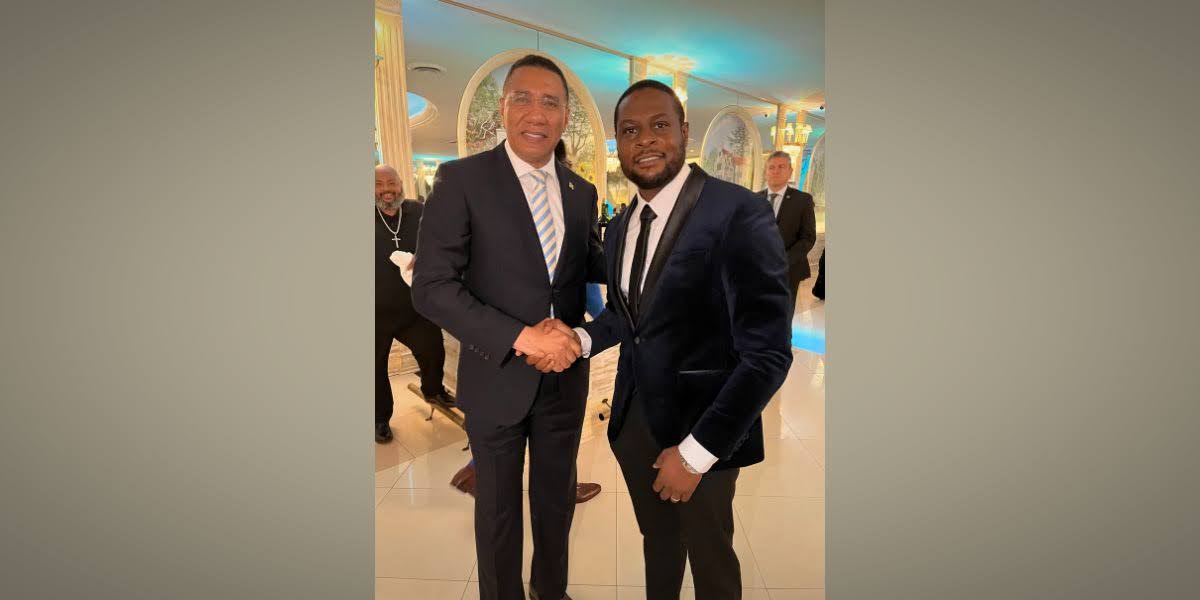 Clarence KD McNair Honored In New York By Jamaica's Prime Minister Andrew Holness