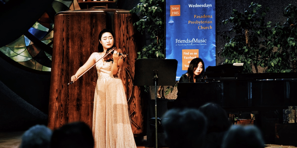 An Evening of Virtuosity Peiwen Su's Unforgettable Violin Performance at Pasadena Presbyterian Church