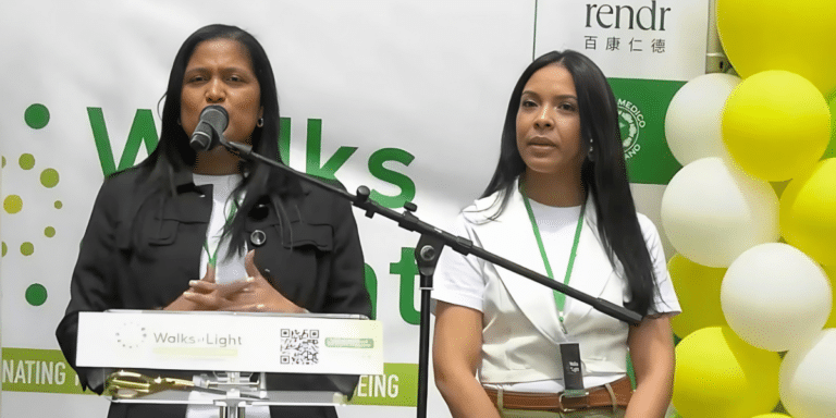 Dr. Luisa Perez Leads 'Walks of Light' Mental Health Event