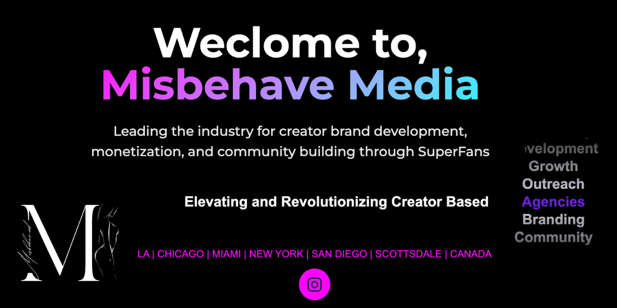 Misbehaved Media Grows Creators Brands to Monetize Platforms Within the Creator