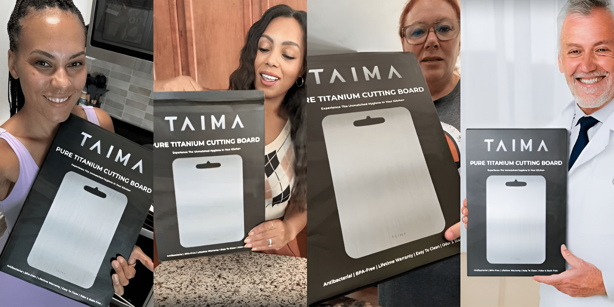 Taima Titanium Cutting Boards Say Goodbye to Microplastics