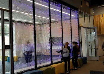 Custom Water Feature for Commercial Space