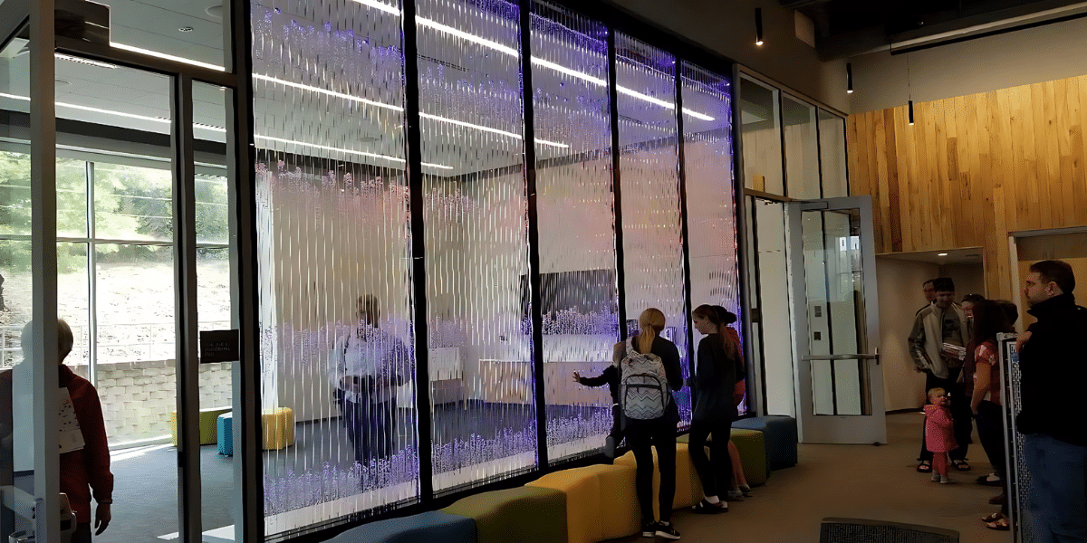 Custom Water Feature for Commercial Space