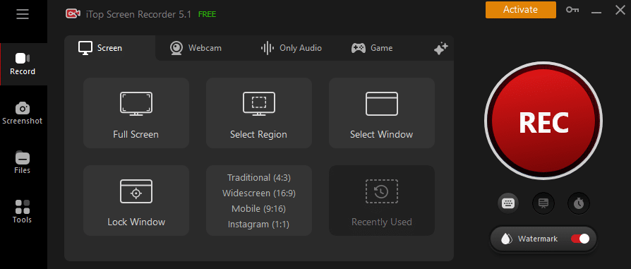 iTop Screen Recorder The Top Free Screen Recording Software for PC in 2024
