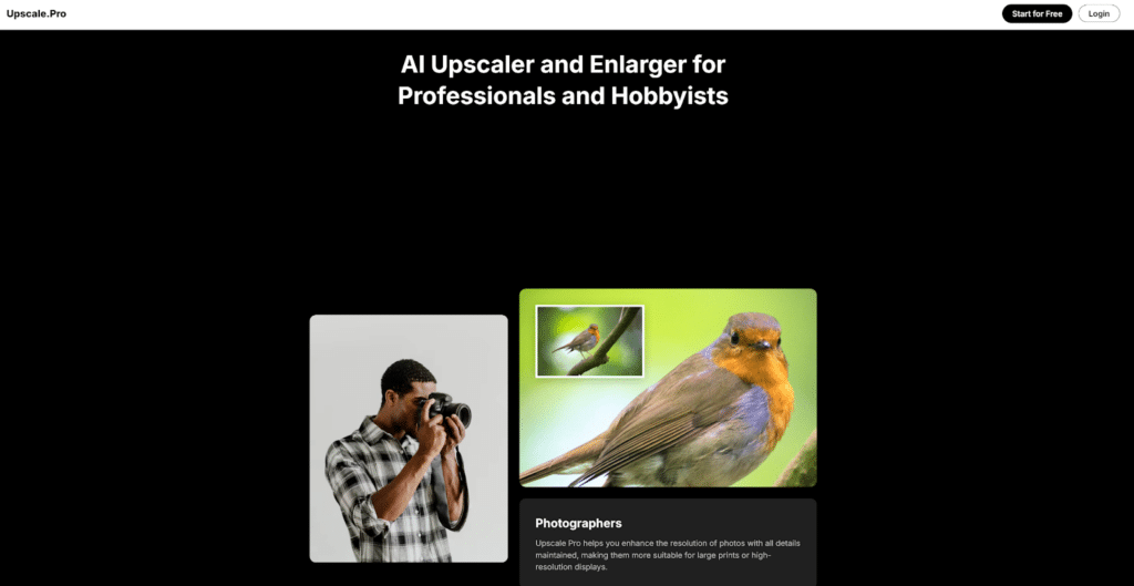 Upscale.pro The AI Image Upscaler Redefining Image Quality (1)