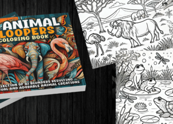 AI Animal Bloopers Coloring Book Explore AI’s Funny Mishaps