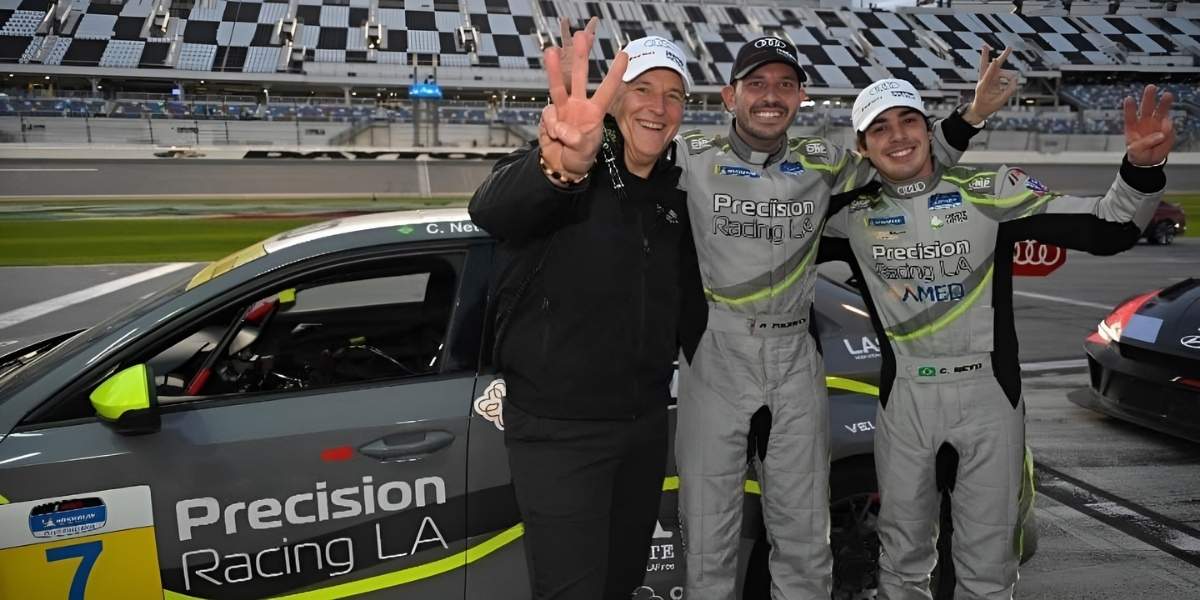 Brazilian Driver Celso Neto Makes an Impressive Debut with a Podium Finish in the IMSA Michelin Pilot Challenge Season