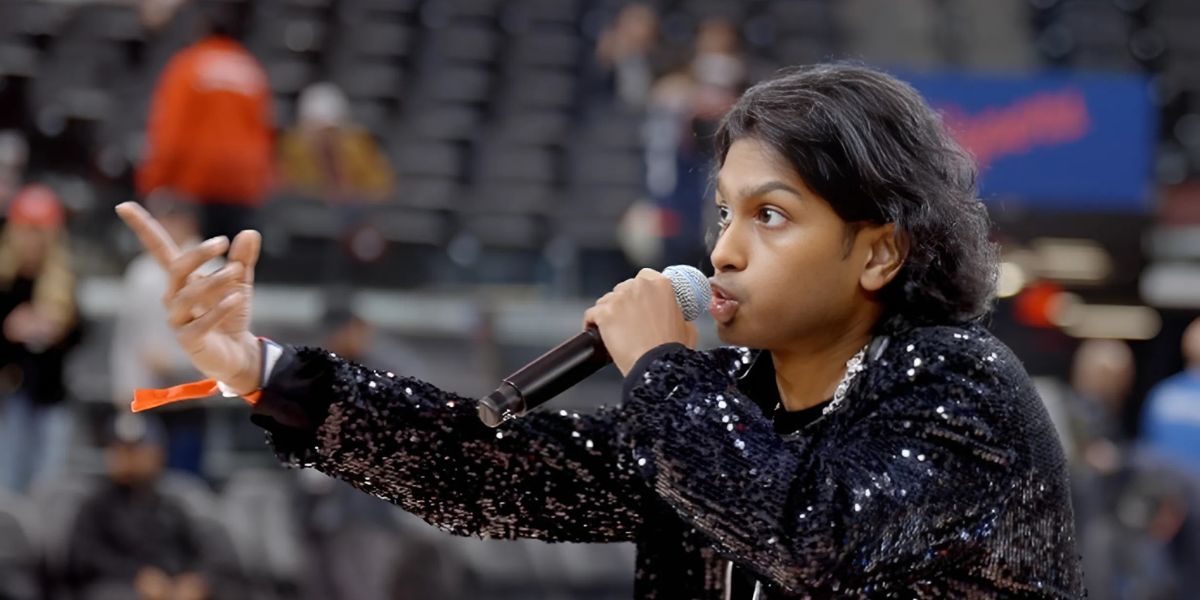 A Night of Electrifying Entertainment: Ashwin Gane Captivates NBA Fans