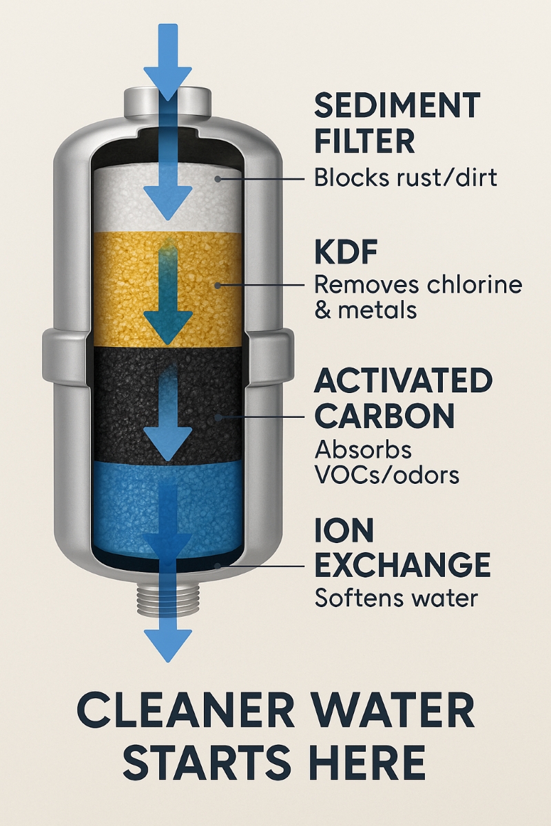 How a Shower Water Filter for Hard Water Can Help Improve Your Skin and Hair