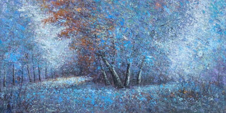 Exploring Texture and Emotion in Contemporary Landscape Art - The Distinctive Techniques of Inam M. Inamullah