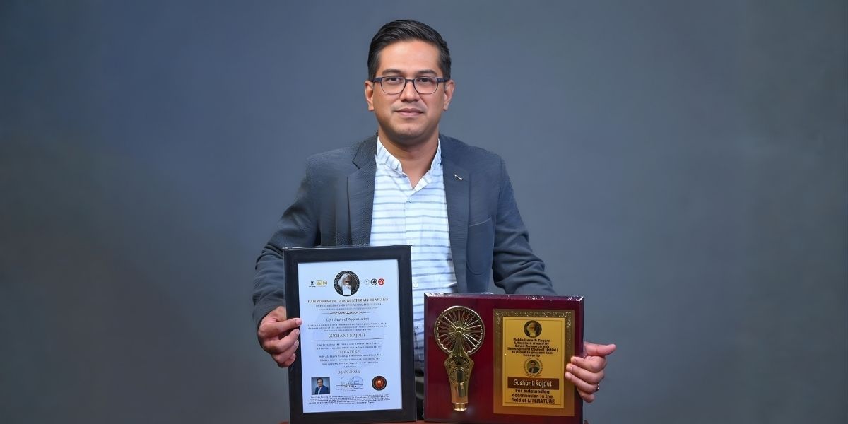 An Industry Leader with a Writer’s Soul: Dr. Sushant Rajput Unveils the Next Chapter of His Evolving Legacy