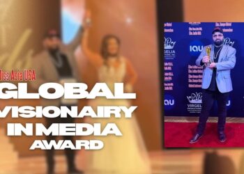 Grammy-Nominated Producer Moe Rock Receives Global Media Visionary Award at Miss Asia USA