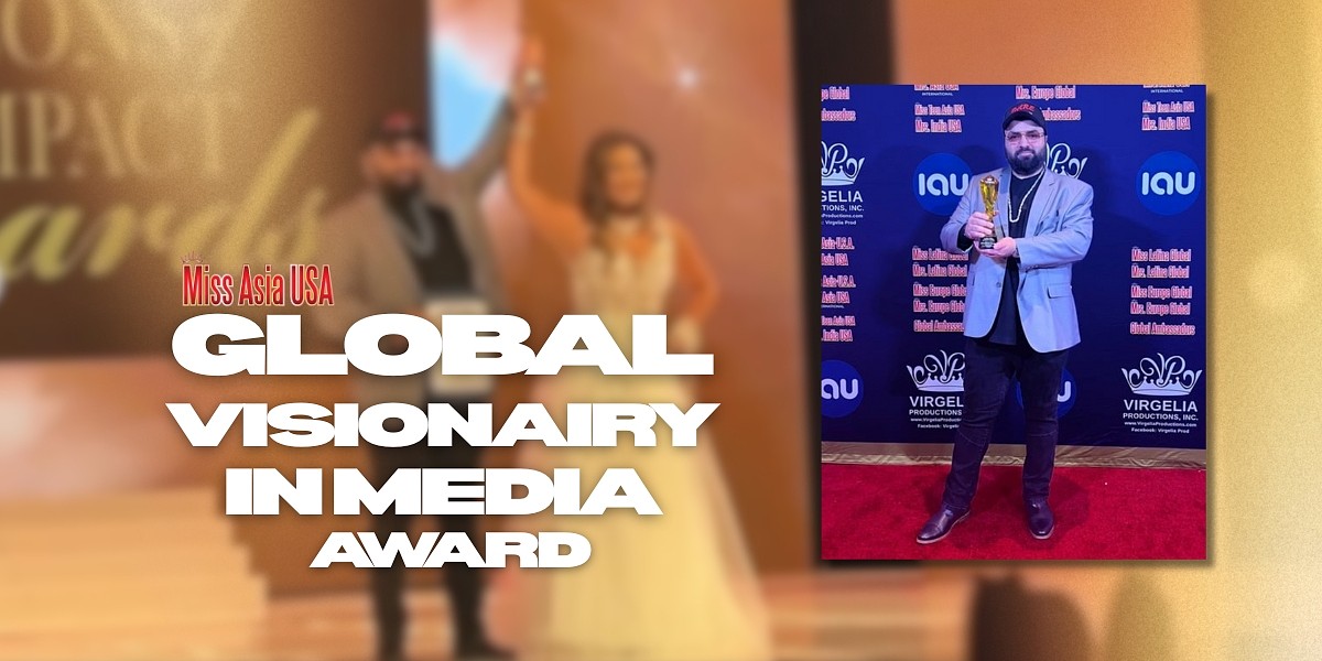Grammy-Nominated Producer Moe Rock Receives Global Media Visionary Award at Miss Asia USA