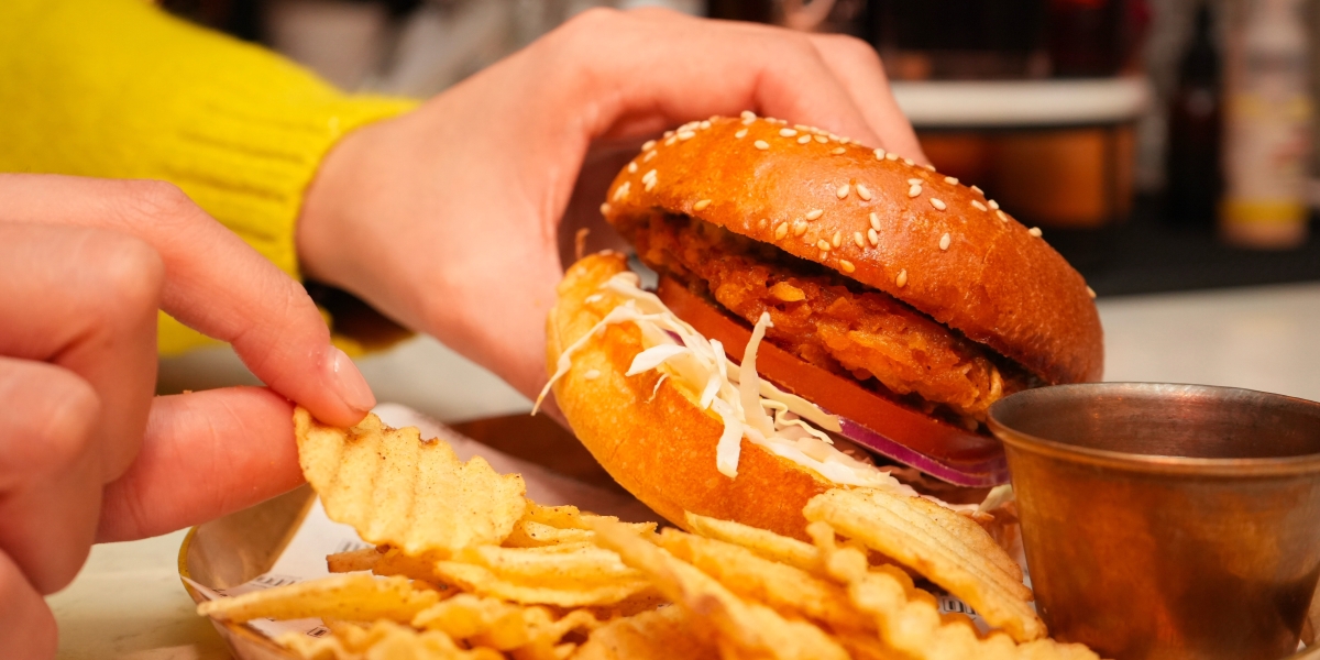 Gupta Burger by Chef Vipul Gupta: A Unique Vegetarian Smash Burger in NYC’s Theater District