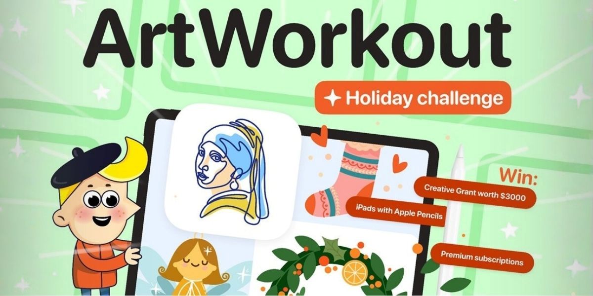 How ArtWorkout’s Drawing Practice App Is Empowering a Return to Creativity With Their ArtWorkoutCrazyStories Holiday Campaign