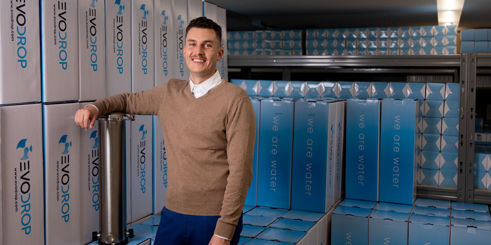 Fabio Hüther and Evodrop, A Water Bet Built on Restraint and Proof