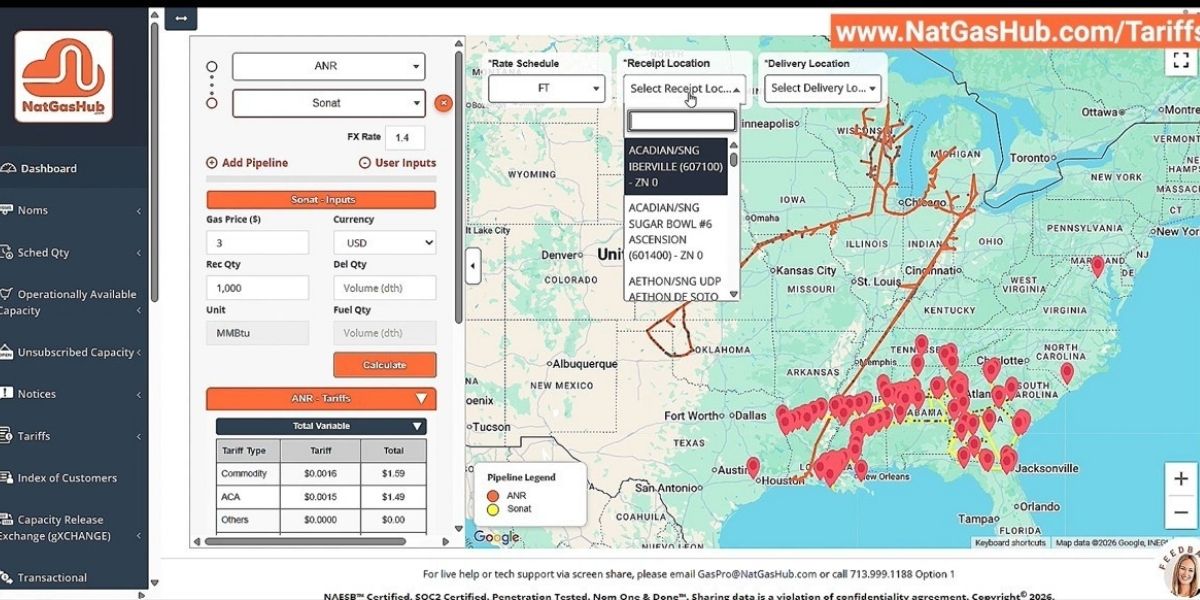 Unlocking Natural Gas Tariffs: NatGasHub Maps the Future