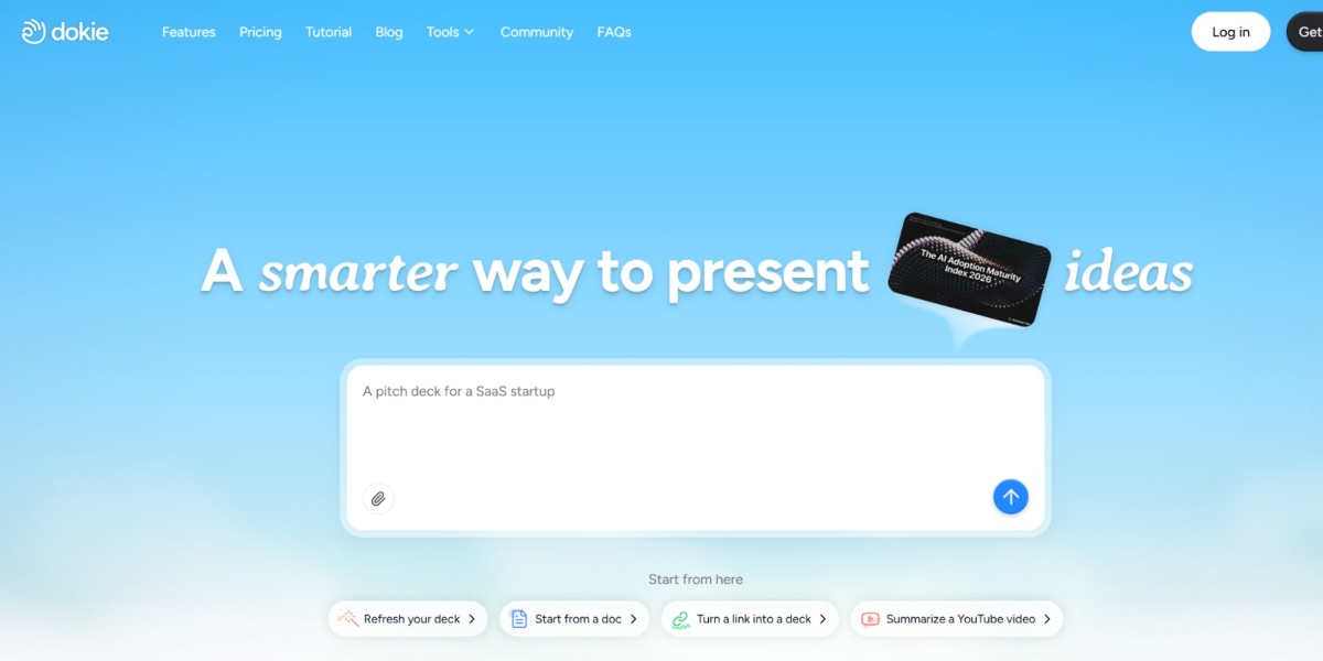 Dokie AI Review: The Ideal AI Presentation Maker for Business Decks