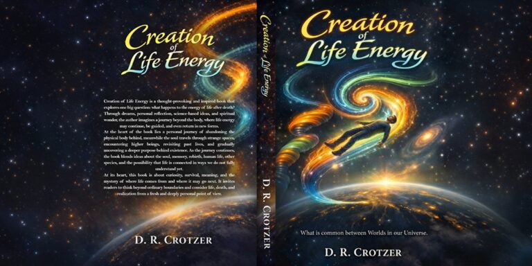 D.R. Crotzer Explores Life Energy and Dreams in New Sci-Fi Book