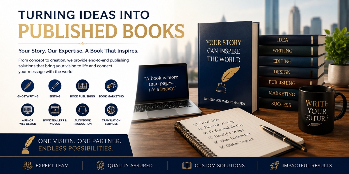 Turning Ideas Into Published Books: A Smarter Route for Modern Authors