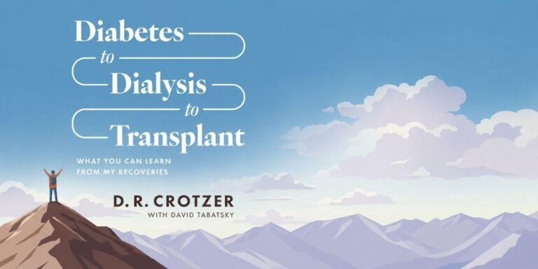 D. R. Crotzer Announces Diabetes to Dialysis to Transplant, A Personal Recovery Story for Patients, Families, and Caregivers