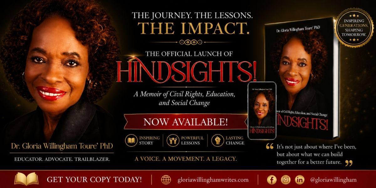 Hindsights by Gloria Willingham-Toure Offers a Powerful Memoir for a Divided Era