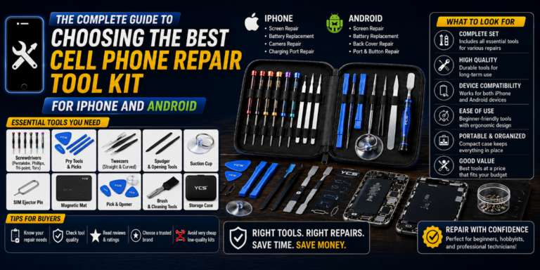 An Essential Guide to Choosing a Cell Phone Repair Tool Kit for iPhone and Android