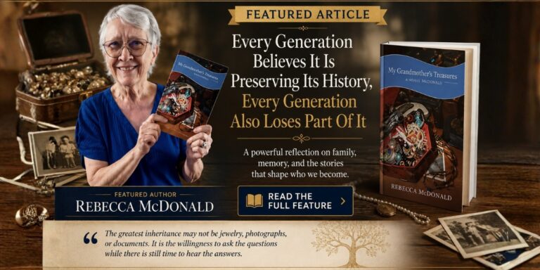 Every Generation Believes It Is Preserving Its History, But Every Generation Also Loses Part Of It