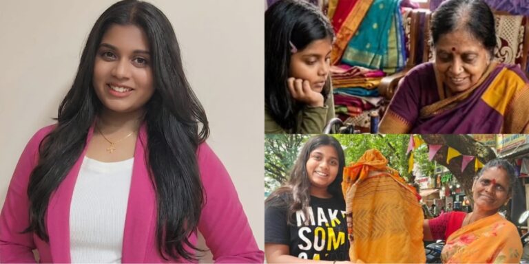 How Indian Teen Manya Harsha Is Turning Old Sarees Into a Powerful Climate Movement