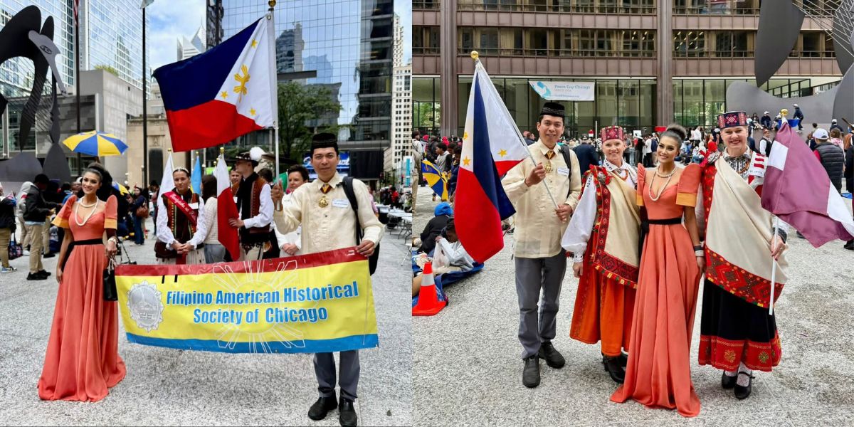 Amando Boncales Represents Filipinos at Peace Day Chicago