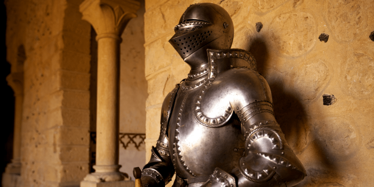 medieval armor and sword