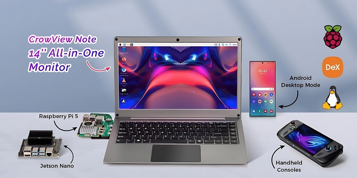 Elecrow Launches Portable Monitor for Laptops on Kickstarter