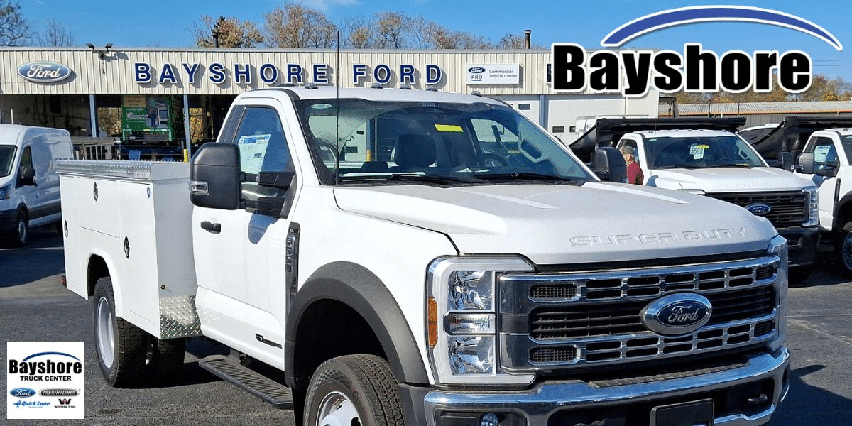 Explore Bayshore Ford's Extensive Work Truck Inventory, Mobile Service, and Expert Parts & Service Solutions