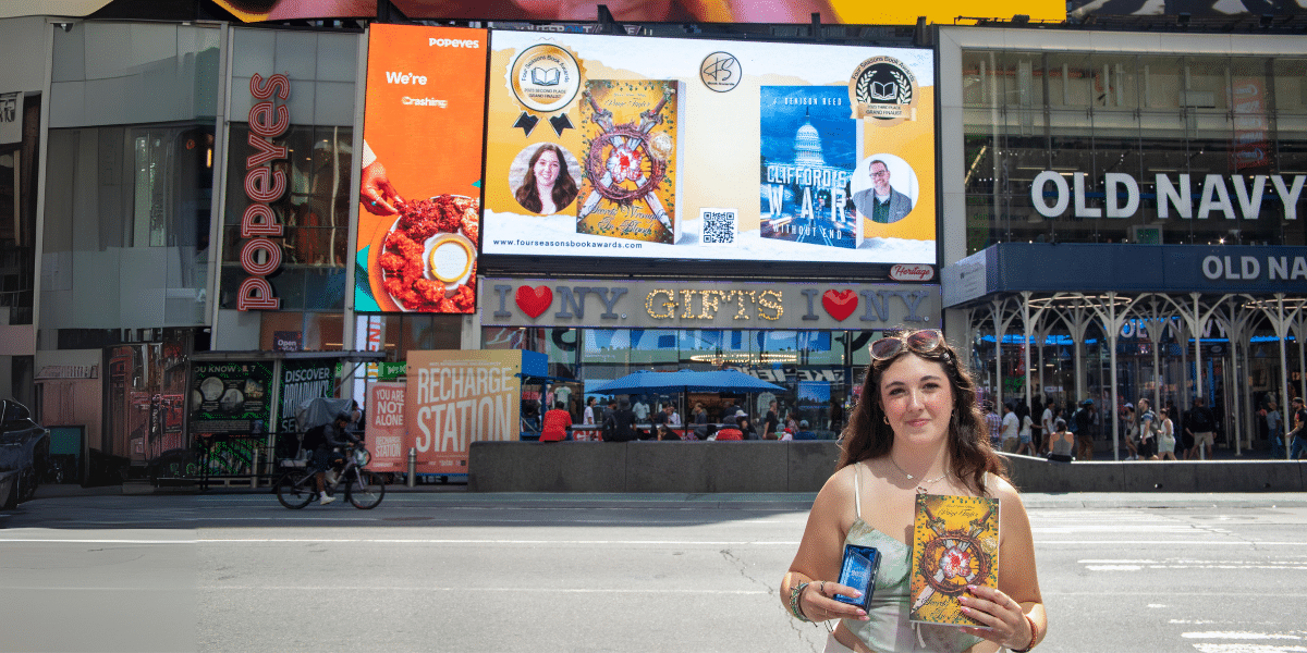 Four Seasons Book Awards Winners Celebrated at Times Square Spectacle