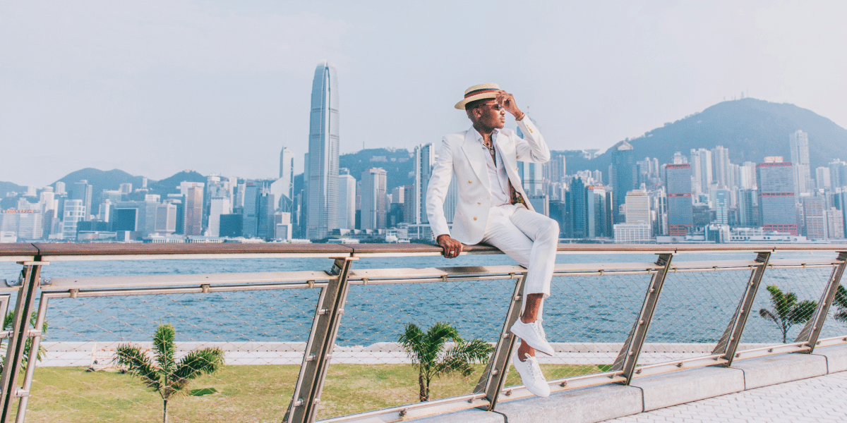 Is Cream and White the New Black for Men's Fashion