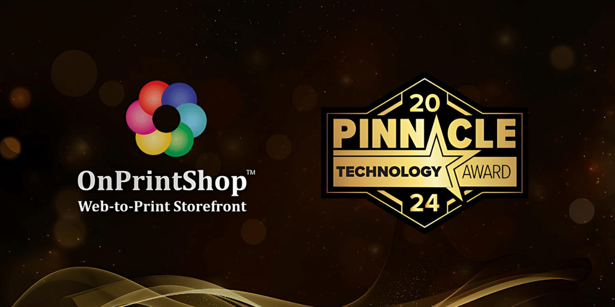 OnPrintShop Wins Pinnacle Tech Award 2024 for W2P Innovation