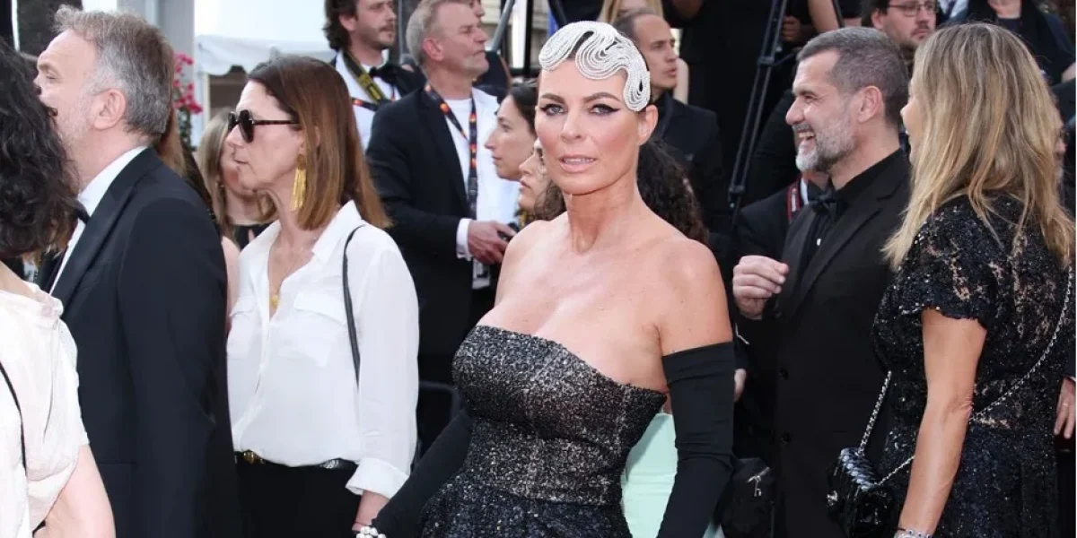 German Model Martina Hirsch Turns Heads at Cannes Film Festival Premiere