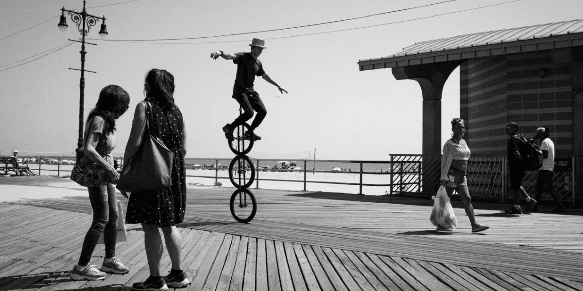 The Three-Wheeler Man Iconic Coney Island Sideshow Act