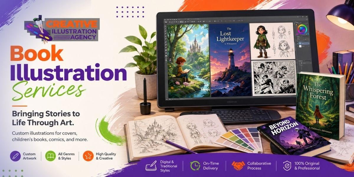 Book Illustration Services, Bringing Stories to Life Through Art