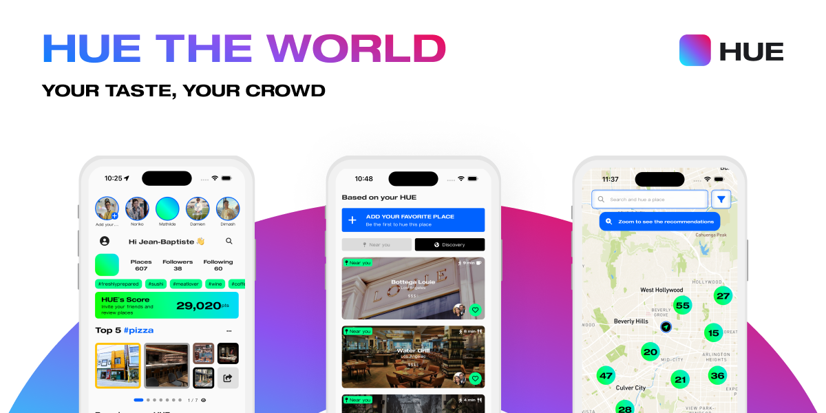 HUE Takes a Bite of the Big Apple: Unveiling the Ultimate Personalized Foodie App for New Yorkers!