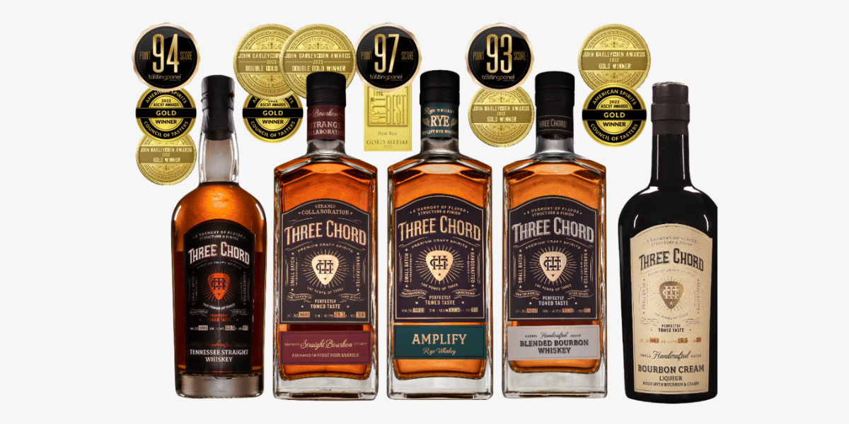 Three Chord Bourbon Announces Series a Equity Raise Nearly Complete as It Wins Whiskey Maker of the Year Award