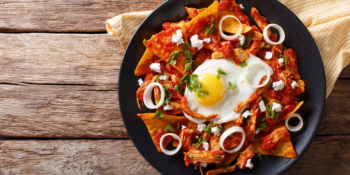 Take A Closer Look At Authentic Mexican Chilaquiles Rojos