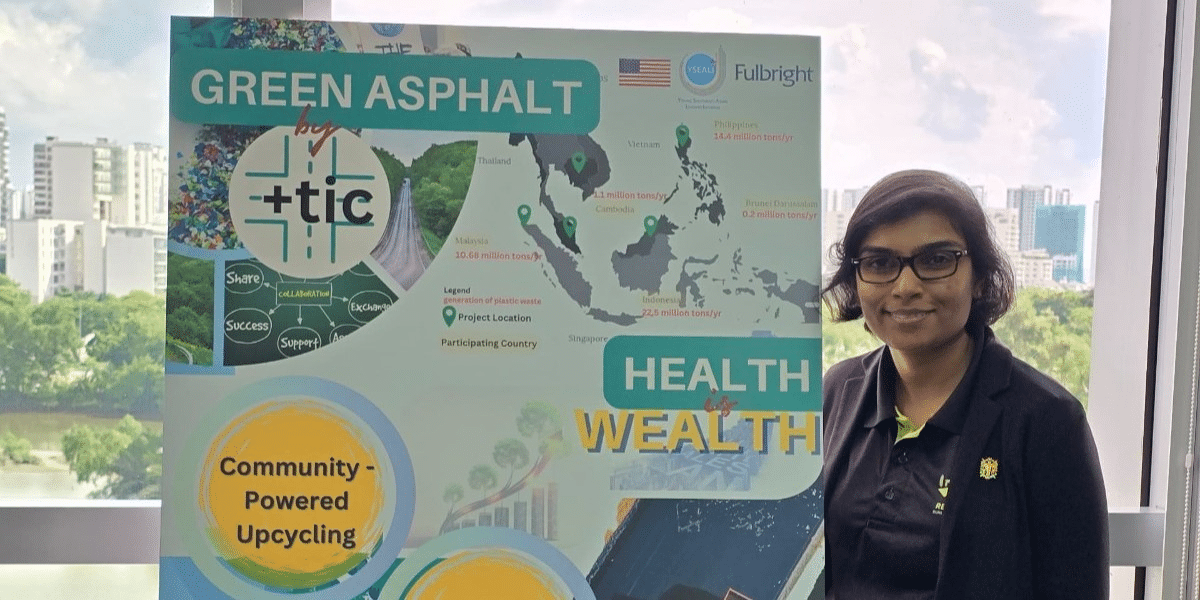 Sumeshini Subramaniam: Turning Plastic Waste Into Sustainable Roads