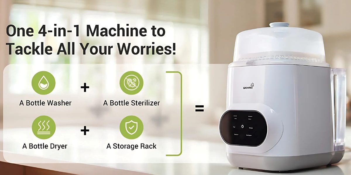 Grownsy EaseClean Bottle Washer Pro: A Convenient Cleaning Solution for Parents