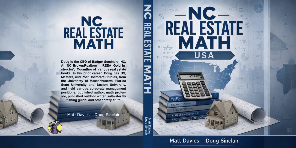 North Carolina Real Estate Broker Douglas Sinclair Explains Common Real Estate Math Mistakes