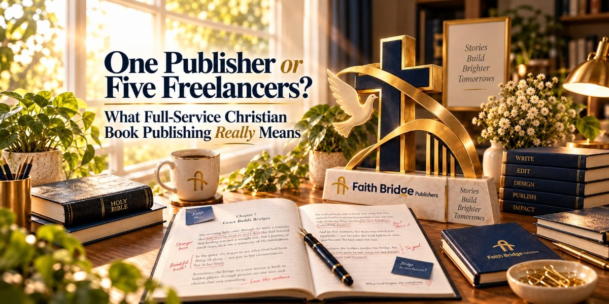 One Publisher or Five Freelancers and What Full-Service Christian Book Publishing Really Means